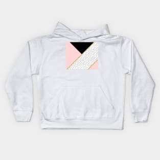 Blush golden aurora Kids Hoodie